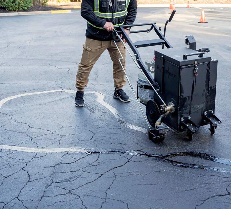 asphalt crack repairs M5 Paving