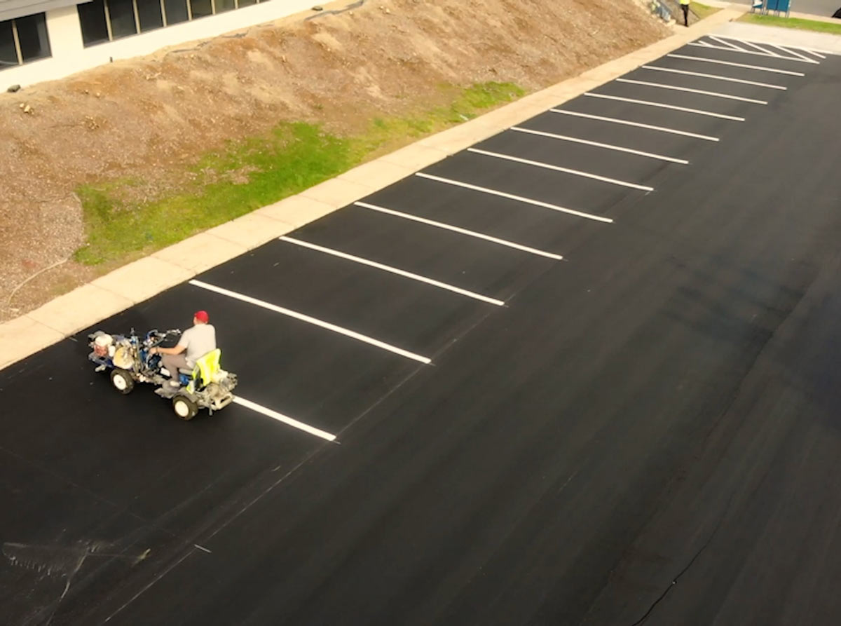 Parking lot line striping Northglenn, Colorado