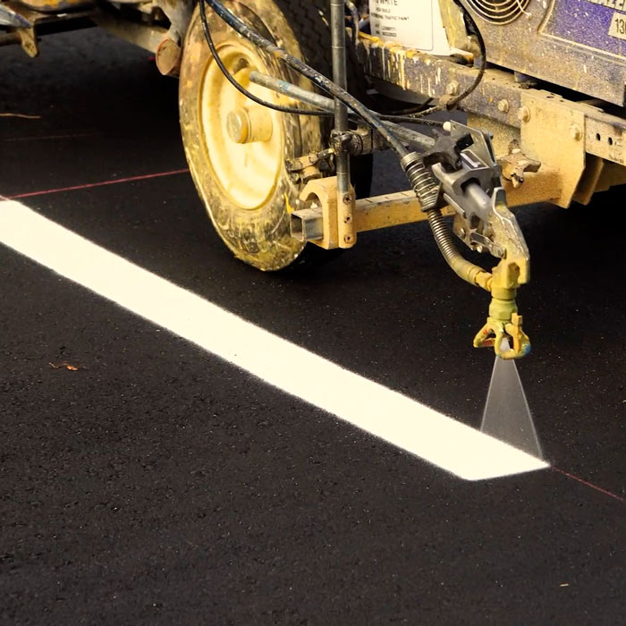 Parking lot striping near me North Denver Metro